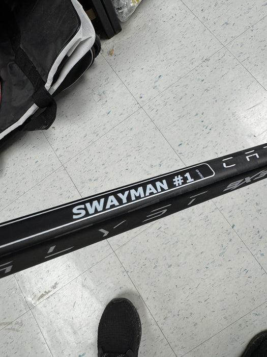 True PRO STOCK Jeremy Swayman Goalie Stick Senior