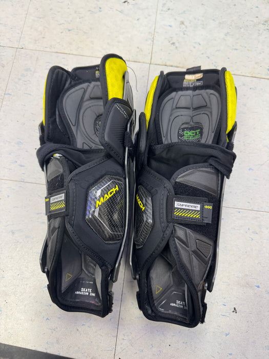 Used Bauer MACH Shin Pads 14"