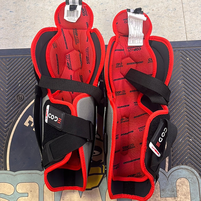 Used Sherwood Code 11” Shin Guards
