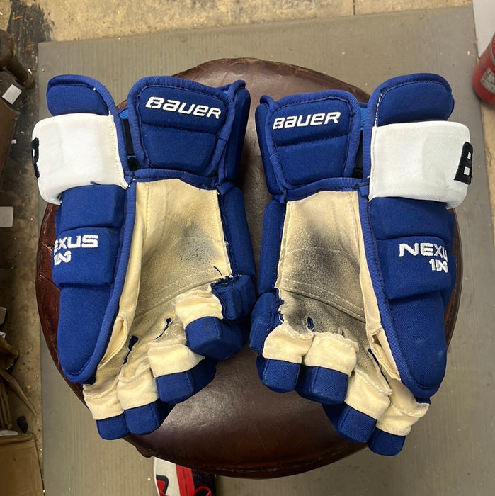 Used Bauer Nexus 1N Tampa Bay Pro Stock 14" Gloves