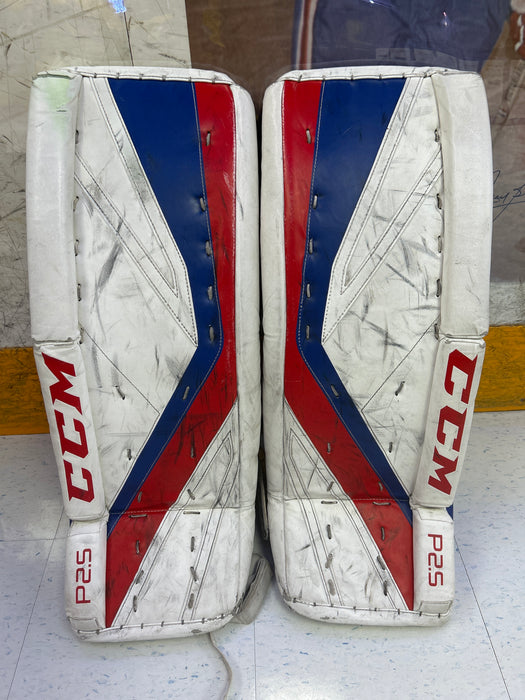 Used CCM Premier 2.5 Junior Goal Pads