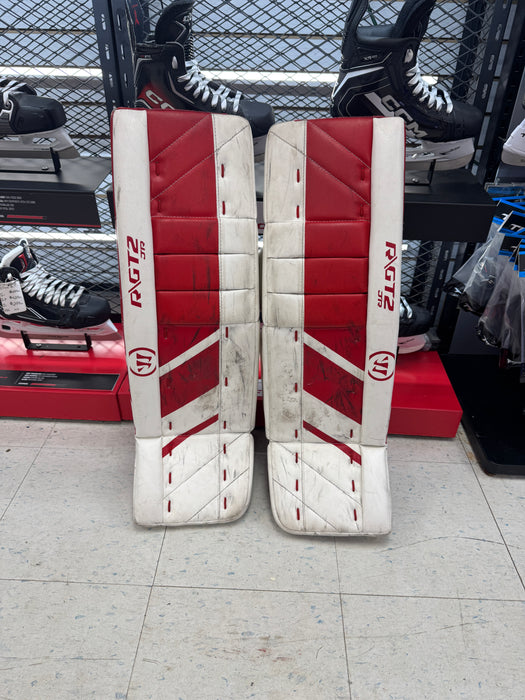 Used Warrior RGT2 Junior Leg Pads 28"+1"
