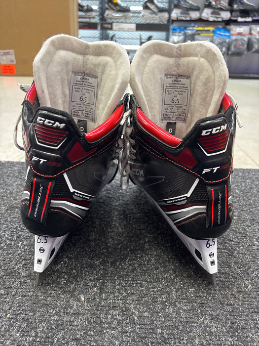 Used CCM JetSpeed FT480 Size 6.5D Goal Skates