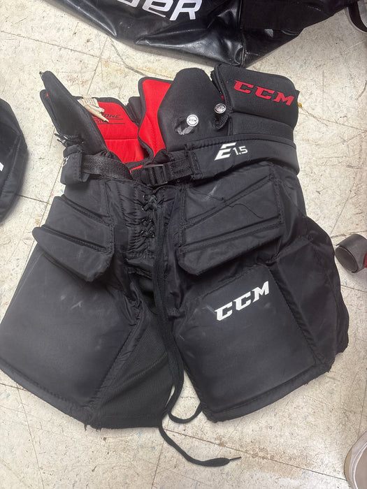 Used CCM EFlex 1.5 Goalie Pants Size Junior Small