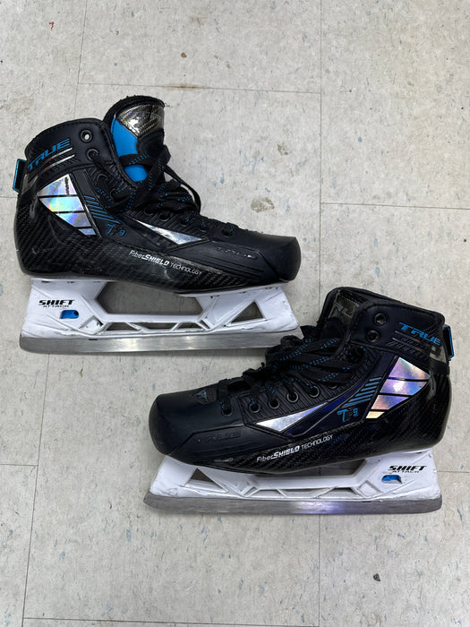 Used True TF9 9D Goalie Skate