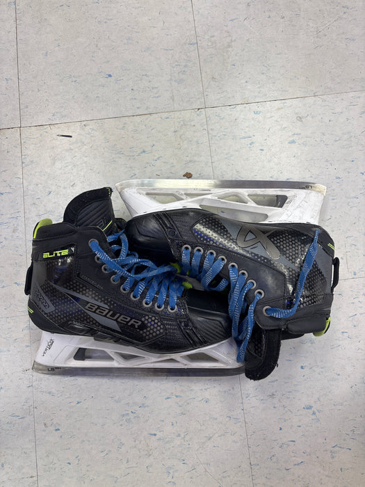 Used Bauer Elite Size 8.5 Fit 3 Goal Skates