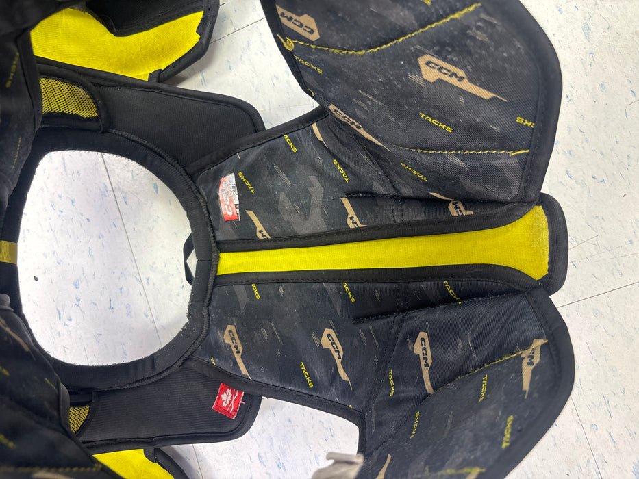Used CCM Tacks AS-580 Senior Small Shoulder Pads