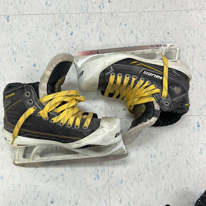 Used Bauer Supreme One.9 Goal Skate 7 D