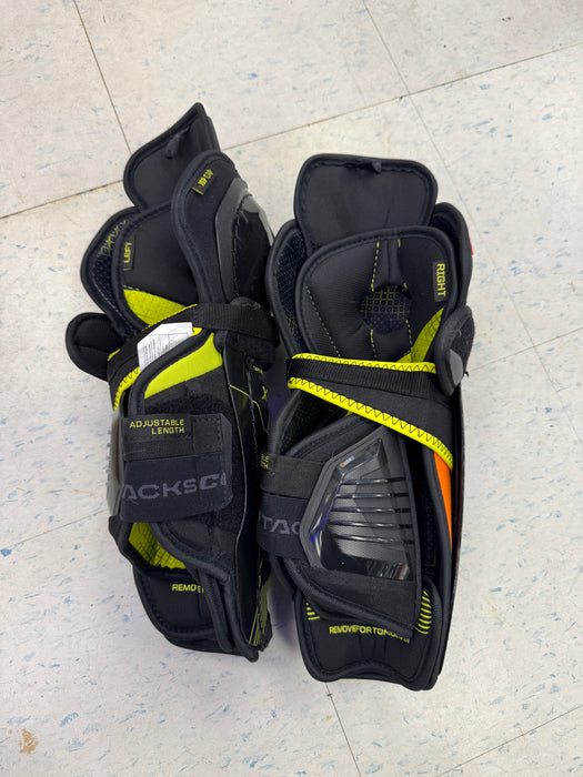 Used CCM XF Shin Guards Junior 12”