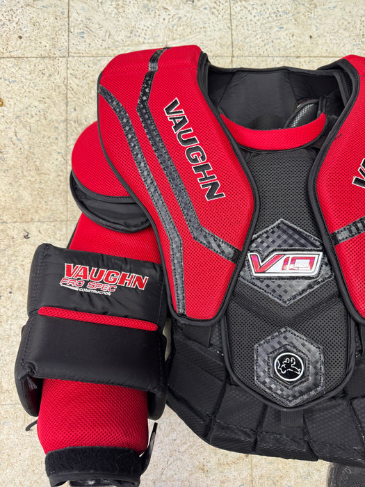 Used Vaughn V10 Pro Carbon Chest Protector Senior X-Small