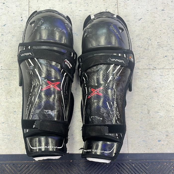 Used Bauer Vapor 1X 14" Shin Pads