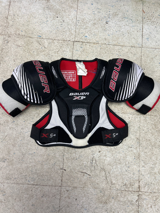Used Bauer Vapor X5.0 Shoulder Pads Junior Large