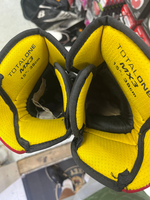 Used Bauer Supreme Total One MX3 15" Gloves