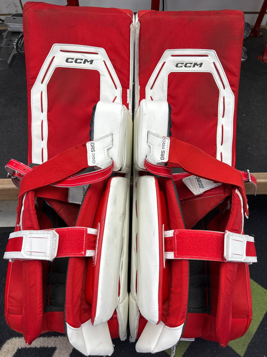 Used Custom CCM Axis XF Pro Goal Pads 34"+2"
