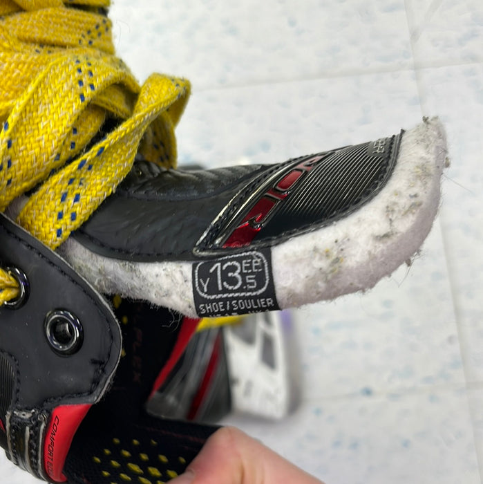 Used Bauer Vapor 2X Size 13.5 EE Youth Player Skates