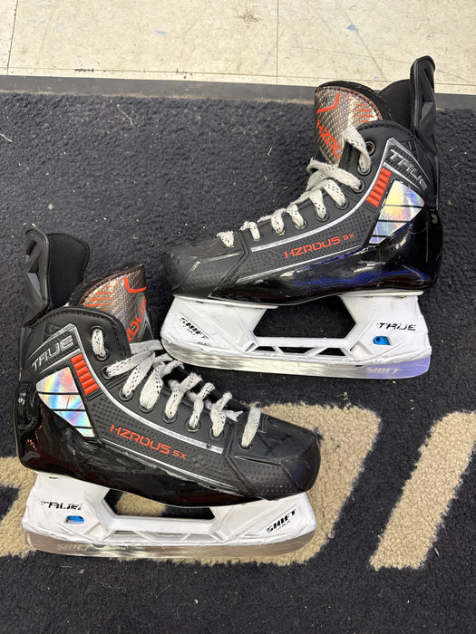 Used True Hzrdus 5X 4 Wide Player Skates
