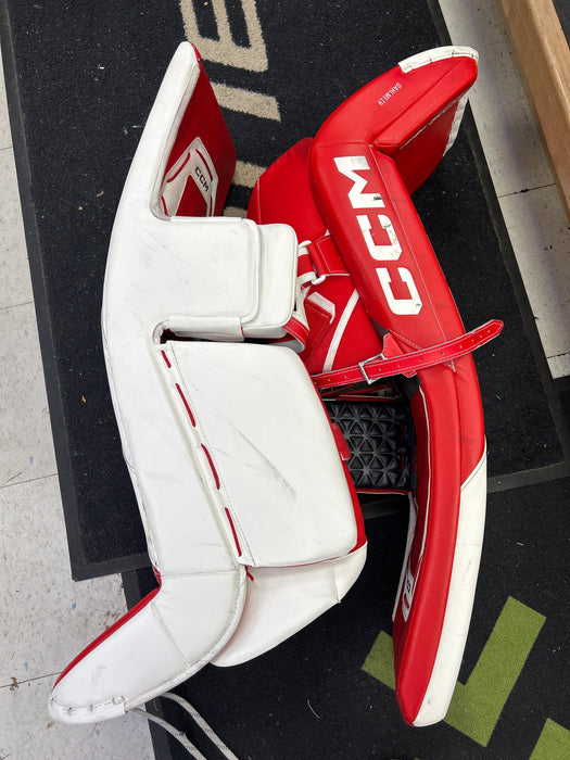 Used Custom CCM Axis XF Pro Goal Pads 34"+2"