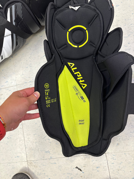 Demo Warrior Alpha LX20 16" Senior Shin Guards