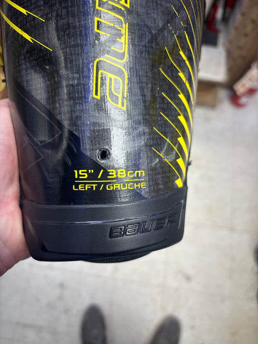 Used Bauer Supreme 1S 15” Senior Shin Guards