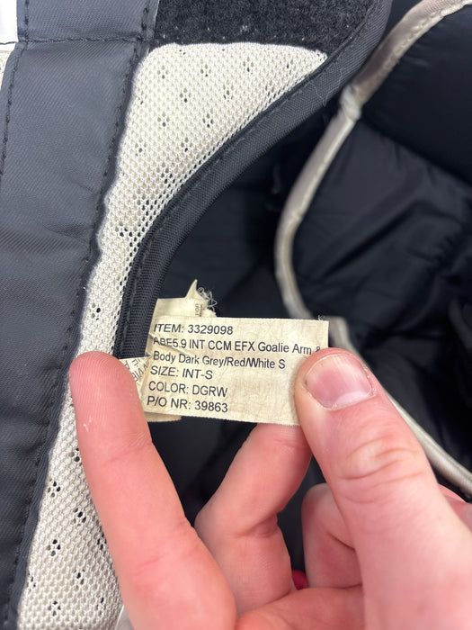 Used CCM EFlex 5.9 Intermediate Small Chest Protector