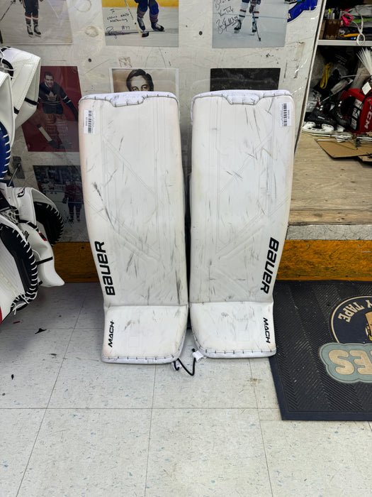 Used Bauer Supreme Mach Leg Pads Senior Medium