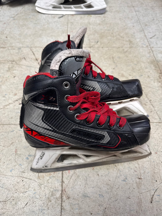 Used Bauer Vapor X2.7 Goalie Skates Size 4.5D