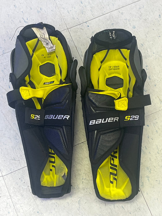 Used Bauer Supreme S29 13" Shin Pads