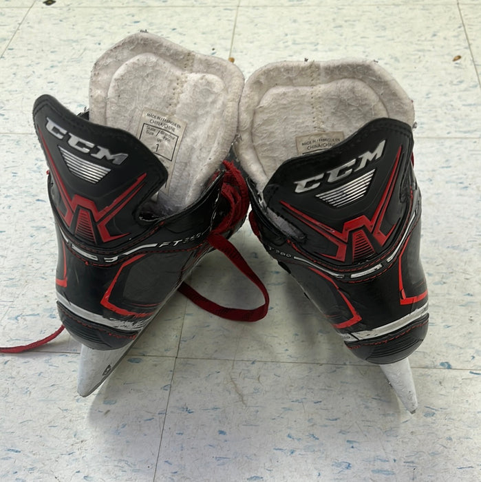 Used CCM FT360 Size 1 Player Skates