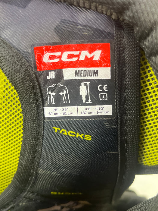 Used CCM Tacks AS-V Junior Medium Shoulder Pads