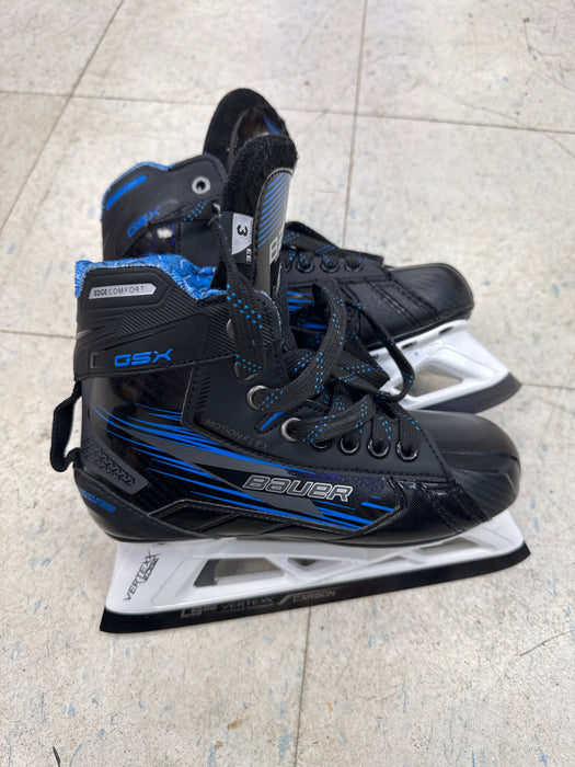 Used Bauer GSX Goalie Skates Size 3.0EE