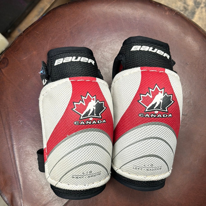 Used Bauer Team Canada Youth Large Elbow Pads
