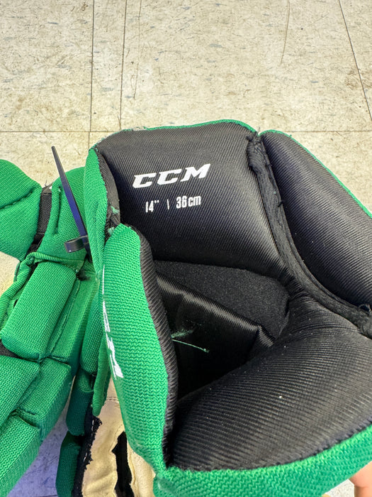 Toronto Maples Leafs Pro Stock CCM 14” Gloves - Dahlstrom