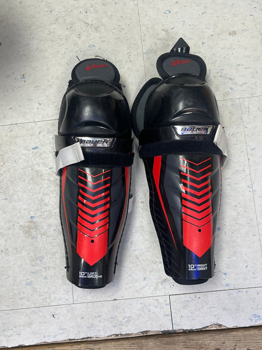 Used Bauer Lil Sport 10" Shin Pads