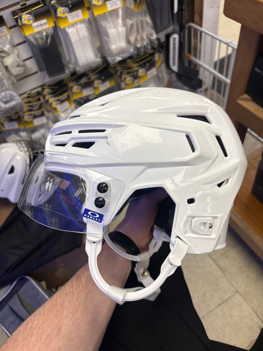 Used Bauer Re-Akt 150 Senior Large #52 Cade Webber Pro Stock Helmet