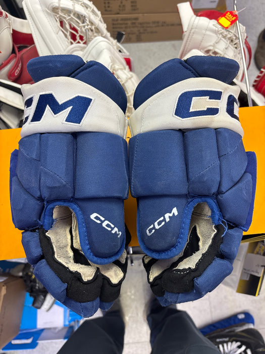 Used CCM Leafs Pro Stock 14” Gloves