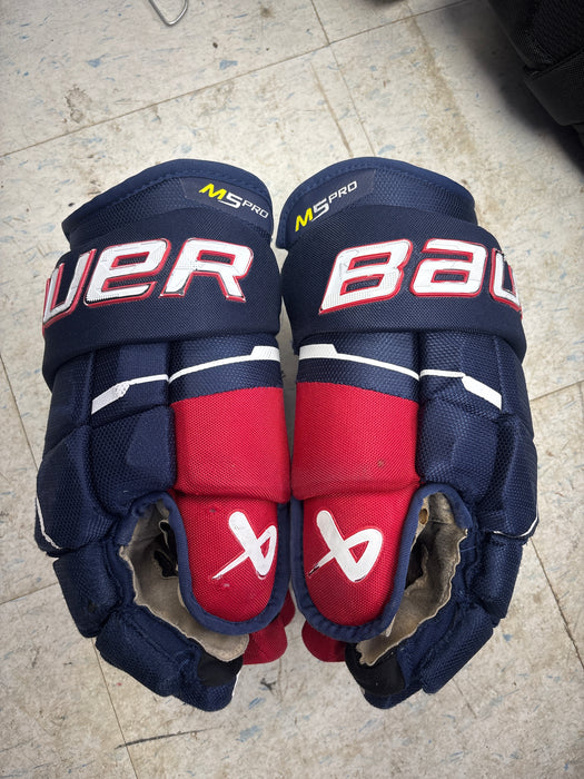 Used Bauer Supreme M5 Pro 15” Senior Gloves