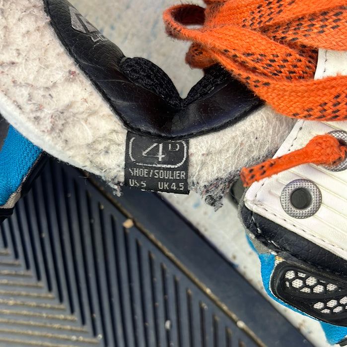 Used Bauer Reactor 4000 Size 4 Goal Skates