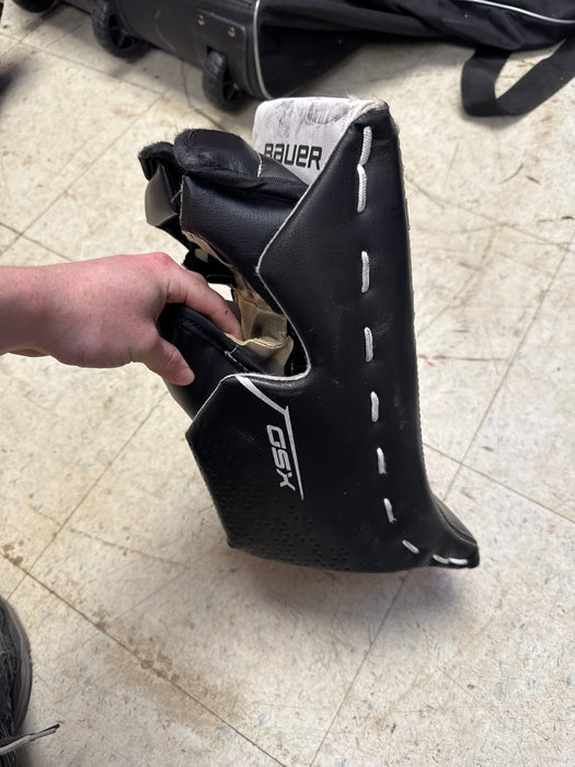 Used Bauer GSX Goal Catcher and Blocker Set Junior