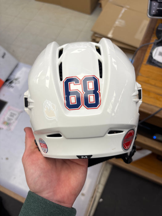 Used CCM Tacks X Oshawa Generals Pro Stock Senior Medium Helmet