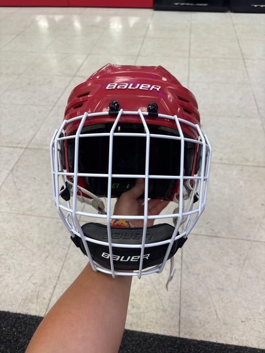 Used Bauer Re-act 85 Senior Medium Helmet CERTIFIED