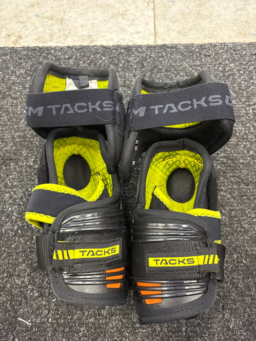 Used CCM Tacks XF Junior Large Elbow Pads