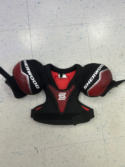 Used SherWood Code Youth Shoulder Pads