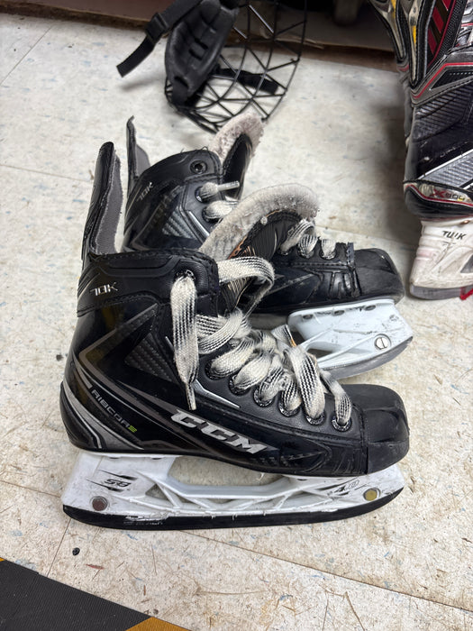Used CCM Ribcor 70k Youth 13.5 Skates