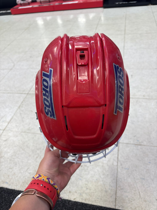 Used Bauer Re-act 85 Senior Medium Helmet CERTIFIED