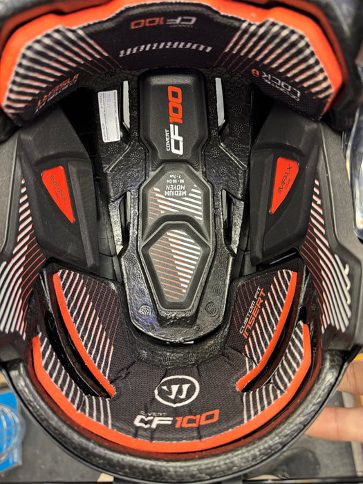 Used Warrior CF100 Helmet Combo Senior Medium
