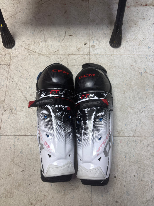 Used CCM Jetspeed FT8 ShinPads Size 11”