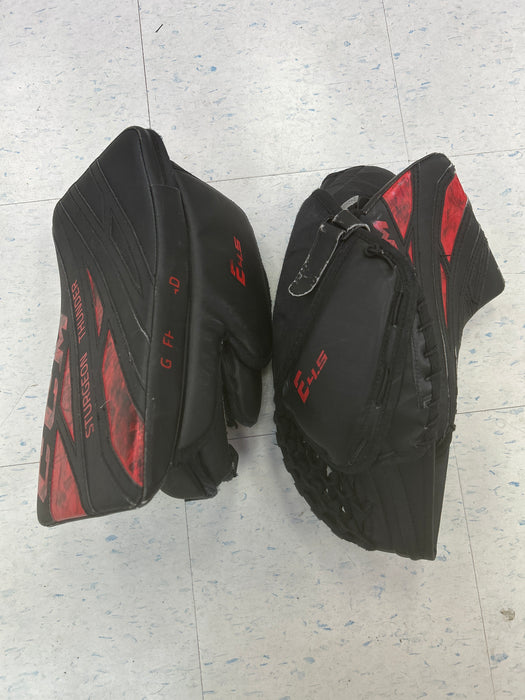 Used CCM EFlex 4.5 Junior Catcher and Blocker Set