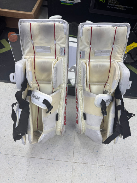 Used Pro Stock Vaughn V7 Pro Carbon Leg Pads 31" + 1"