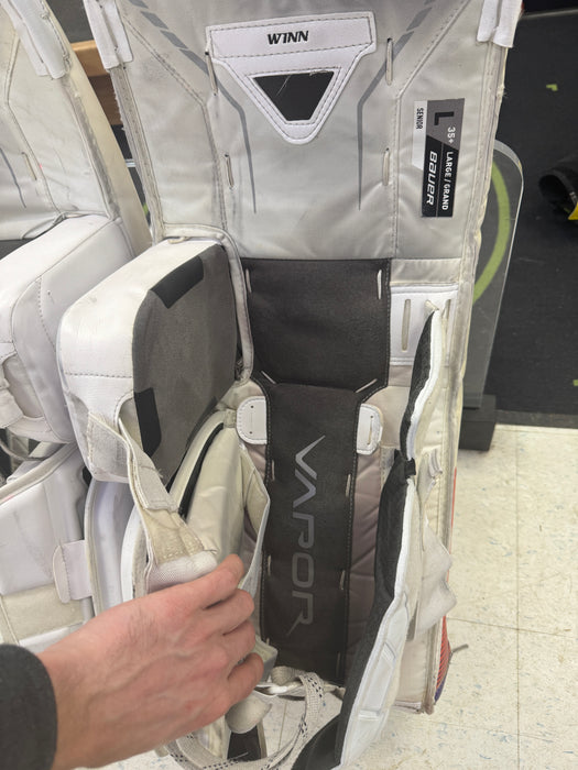 Used PRO STOCK Bauer Hyperlite Goalie Set 35" Large