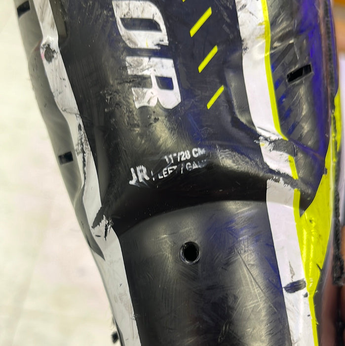 Used Warrior Alpha DX3 11” Shin Pads